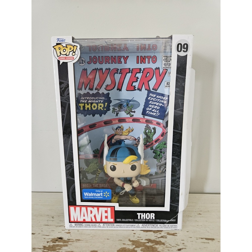 Funko Pop! Comic Book Cover with Case: Marvel - Thor - Walmart (Exclusive) #09